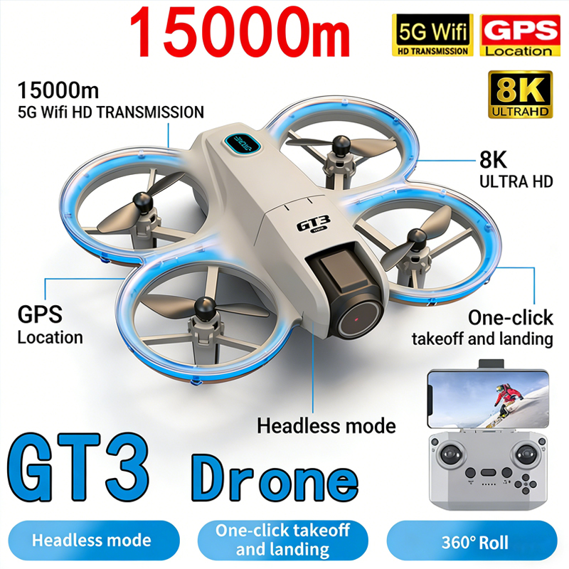 Toys For Kids Video - طائرة هليكوبتر GT3 MAX جديدة 8K