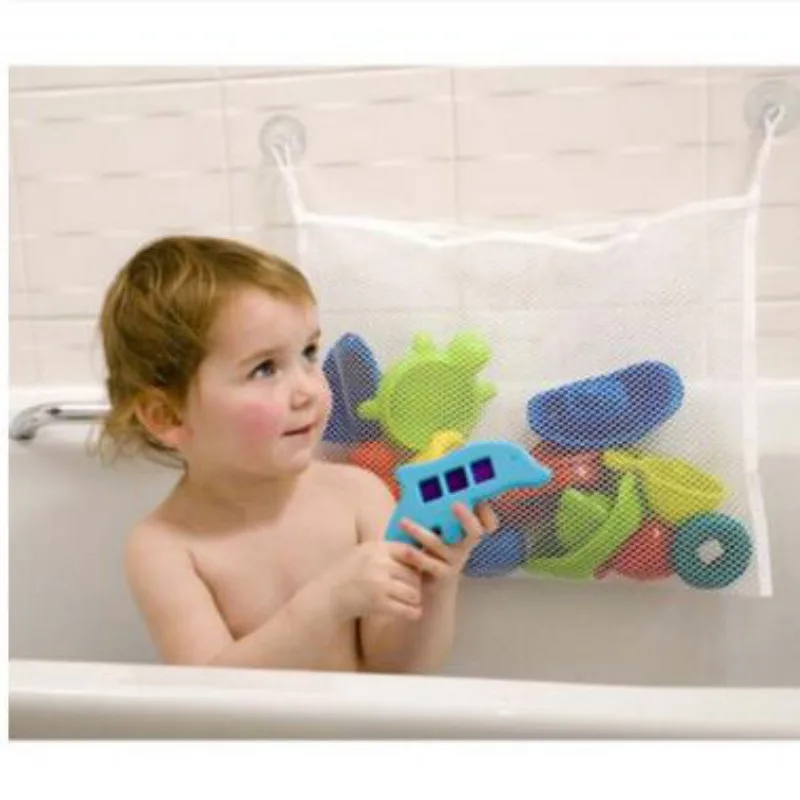 Kids Toys Clearance - حقيبة حمام شبكية للأطفال، سلة كرتونية