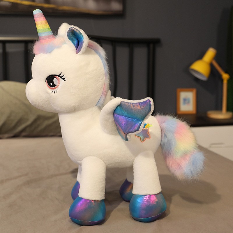 Unicorn Stuffed Toy - قوس قزح بيغاسوس يونيكورن ألعاب من