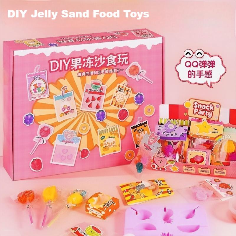 Kids Toys Kitchen - DIY صنع ألعاب الطعام المصغرة مجموعة