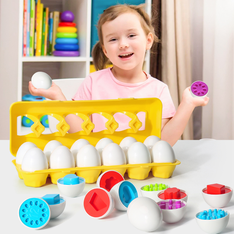 Kids Toys Videos - مسامير البيض ثلاثية الأبعاد لغز مونتيسوري