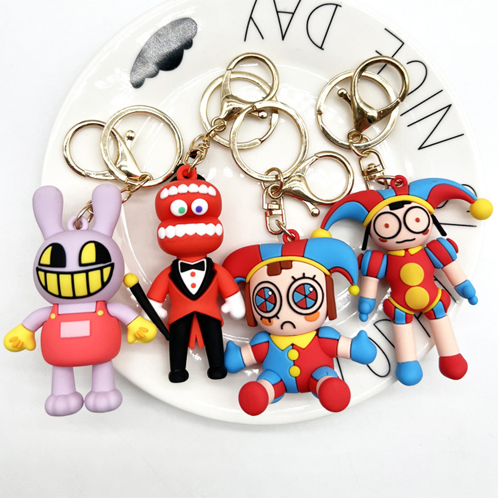 Kids Toys Resale - دمية سلسلة مفاتيح السيرك الرقمي المذهل،