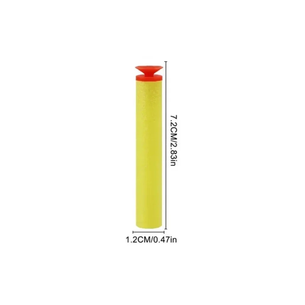 رصاصات رأس ماصة صفراء مقاس 7.2 - مراجعة Foam Dart Gun وسعره
