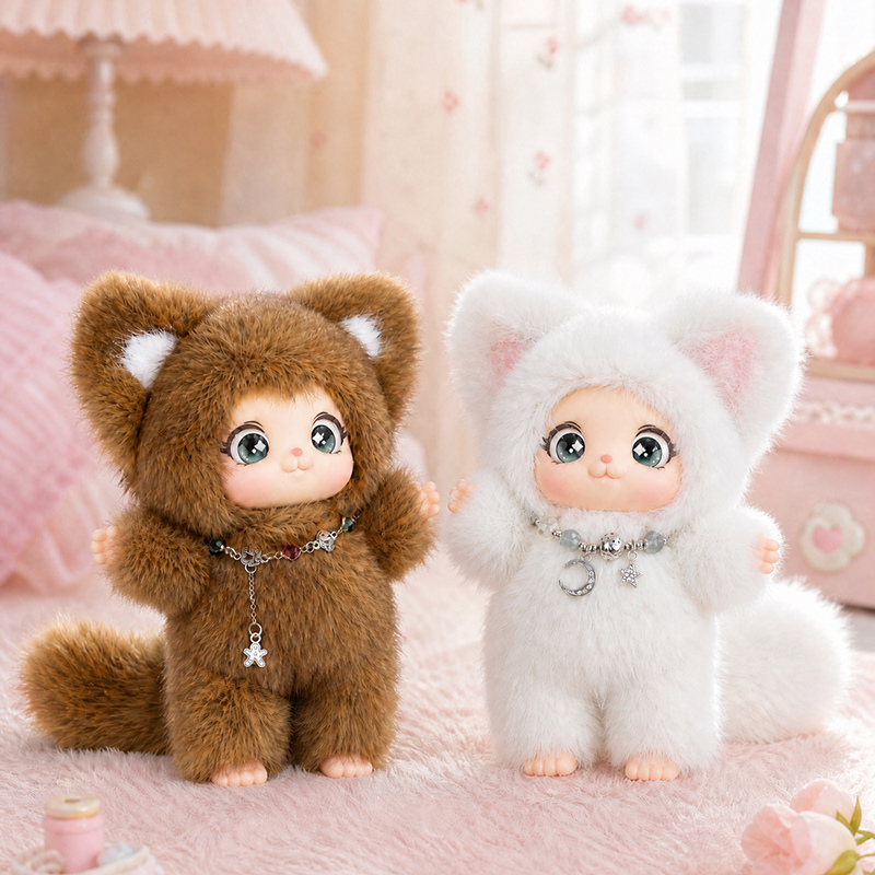 دمية ثعلب لطيفة محشوة بوجه من  - مراجعة Kids Toys Animal وسعره