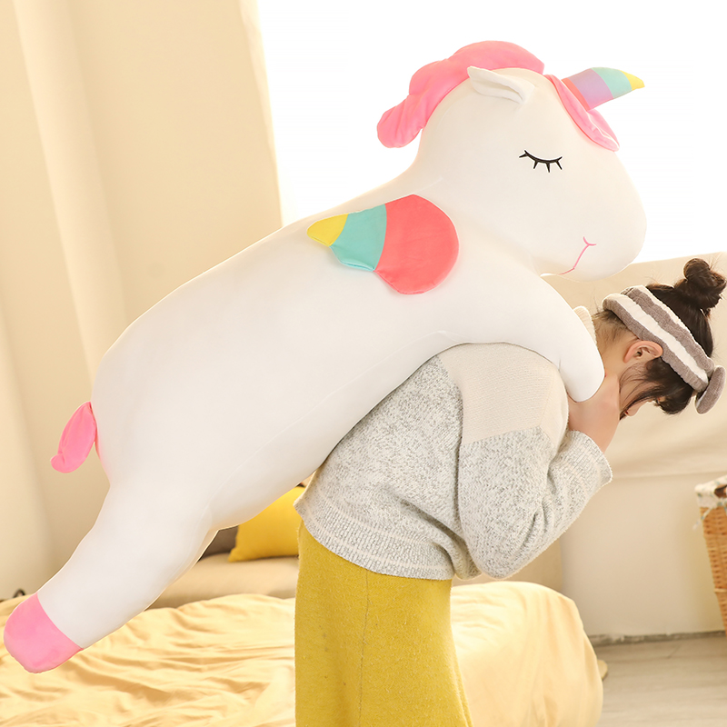 25-100 سنتيمتر Kawaii العملاق  - مراجعة Unicorn Stuffed Toy وسعره