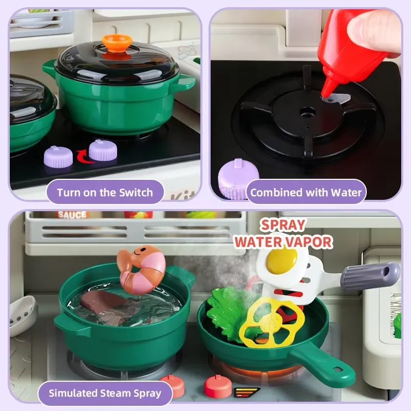 مجموعة مطبخ للعب الأطفال بحجم  - مراجعة Kids Toys Kitchen وسعره