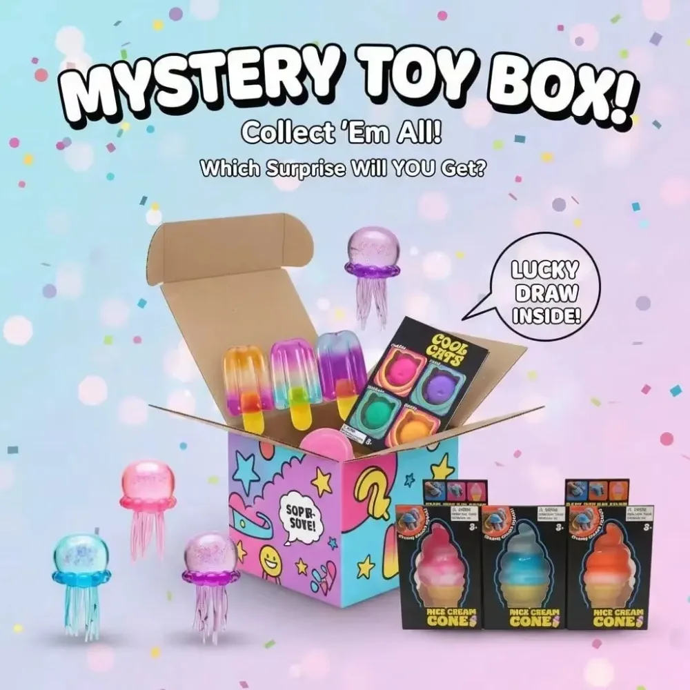 صندوق مفاجآت سكويشي، مجموعة أل - مراجعة Kids Toys Kids Toys وسعره