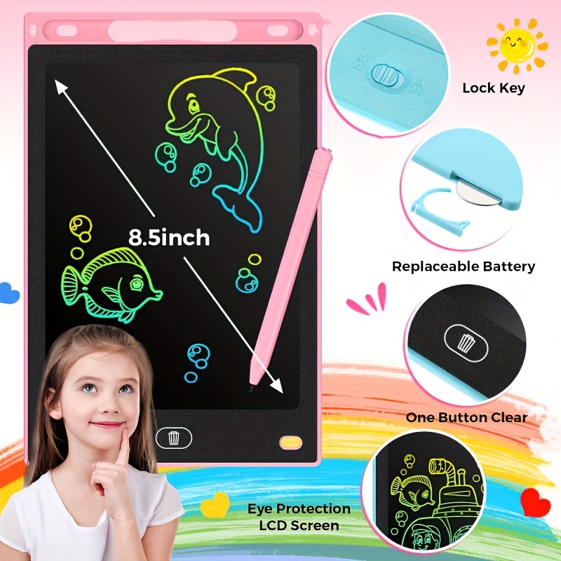30 قطعة من أقراص الرسم LCD مقا - مراجعة Learning Tablet Kids وسعره