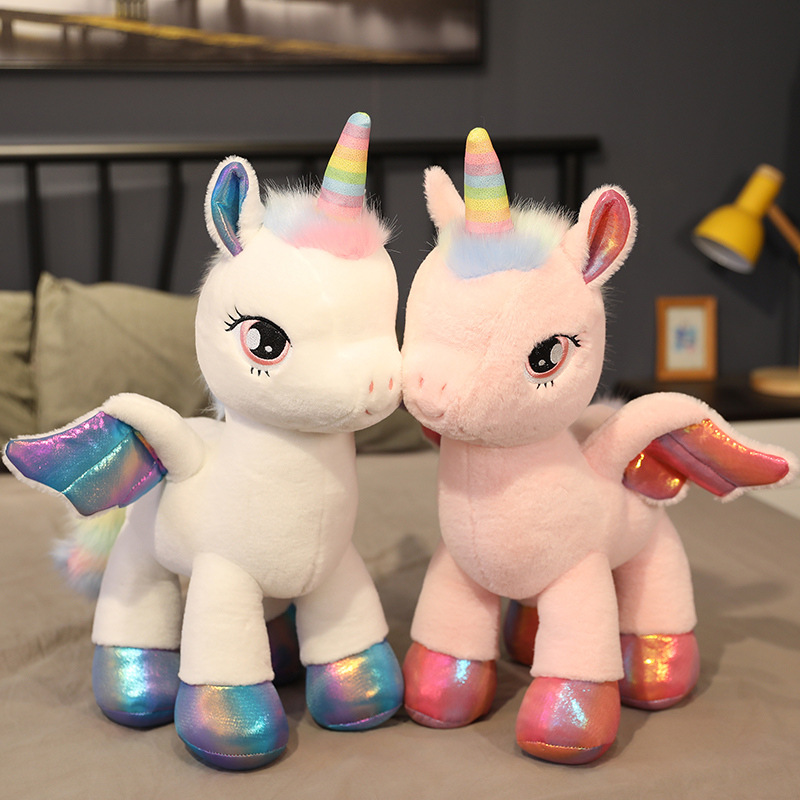 قوس قزح بيغاسوس يونيكورن ألعاب - مراجعة Unicorn Stuffed Toy وسعره