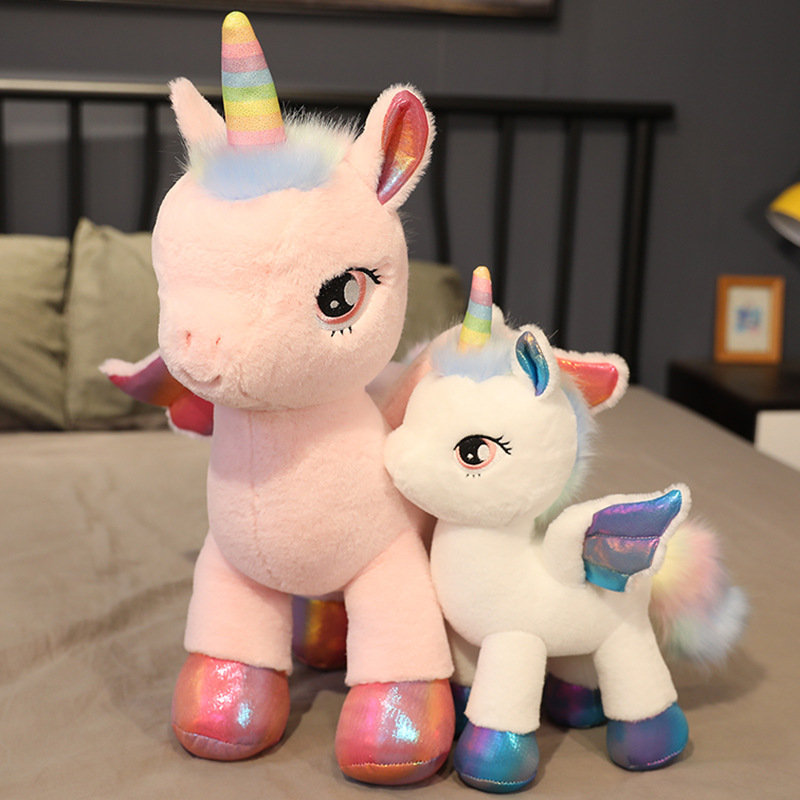 قوس قزح بيغاسوس يونيكورن ألعاب - مراجعة Unicorn Stuffed Toy وسعره