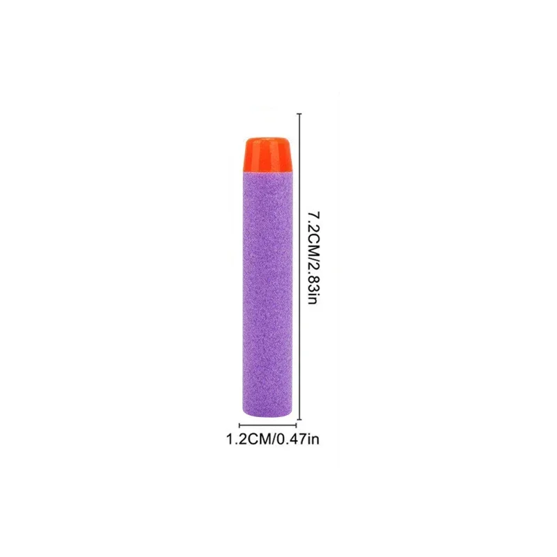 23KPurple رصاصات ذات رأس دائري - مراجعة Foam Dart Gun وسعره