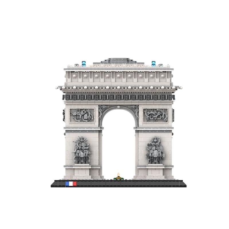 4445 قطعة نموذج قوس النصر اللب - مراجعة Kids Toys Paris وسعره