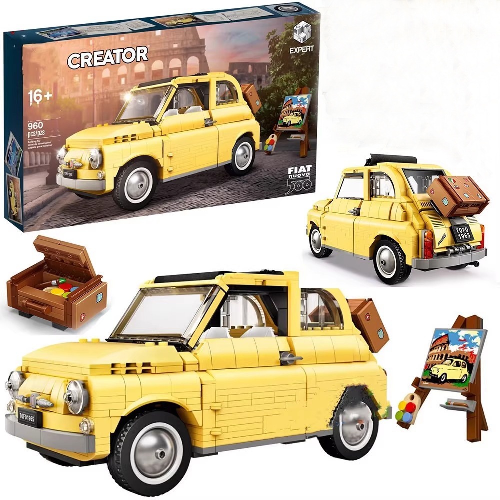 متوافق مع ليغو 10271 فيات 500، - مراجعة Kids Toys Under 500 وسعره