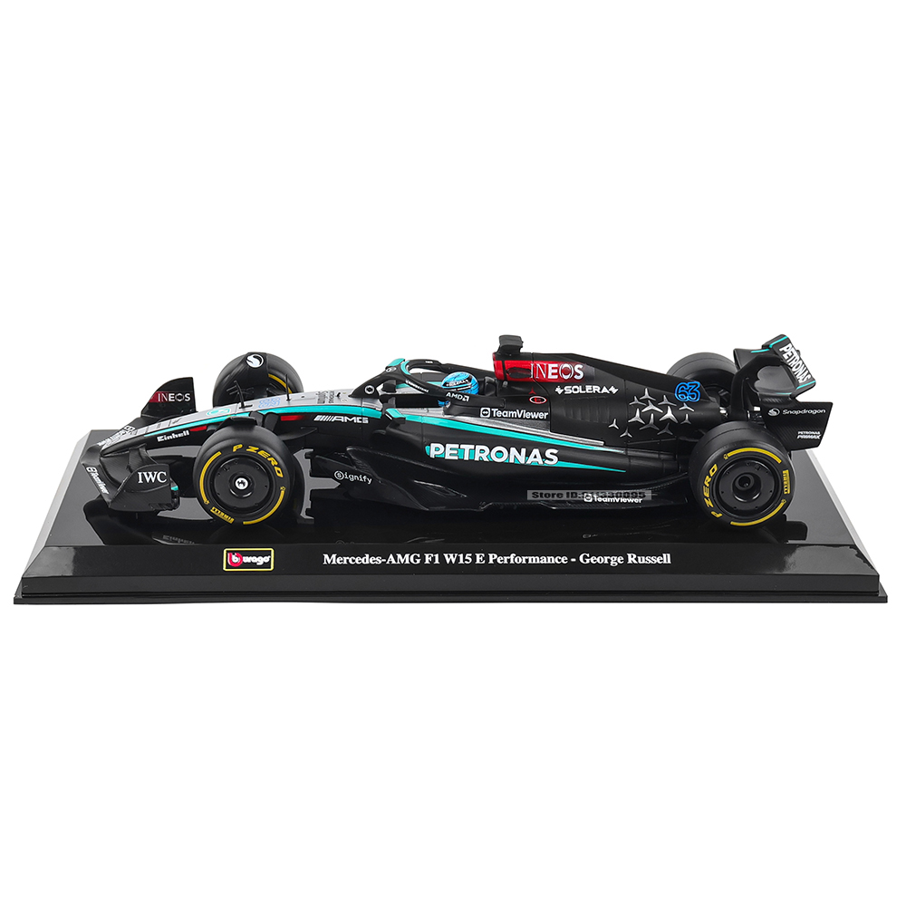 Bburago 1:24 2024 F1 فريق Merc - مراجعة Kids Toys John Lewis وسعره