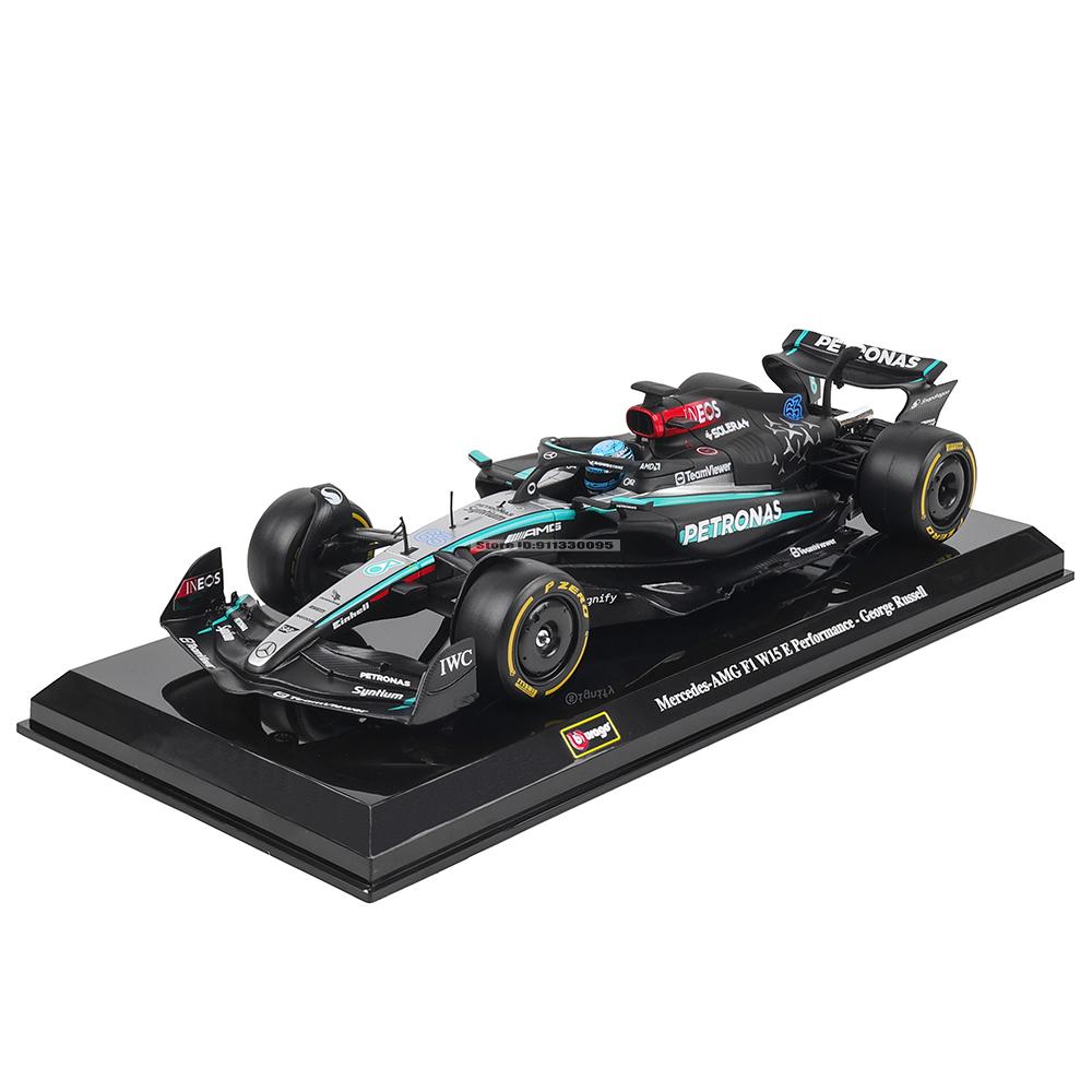 Bburago 1:24 2024 F1 فريق Merc - مراجعة Kids Toys John Lewis وسعره