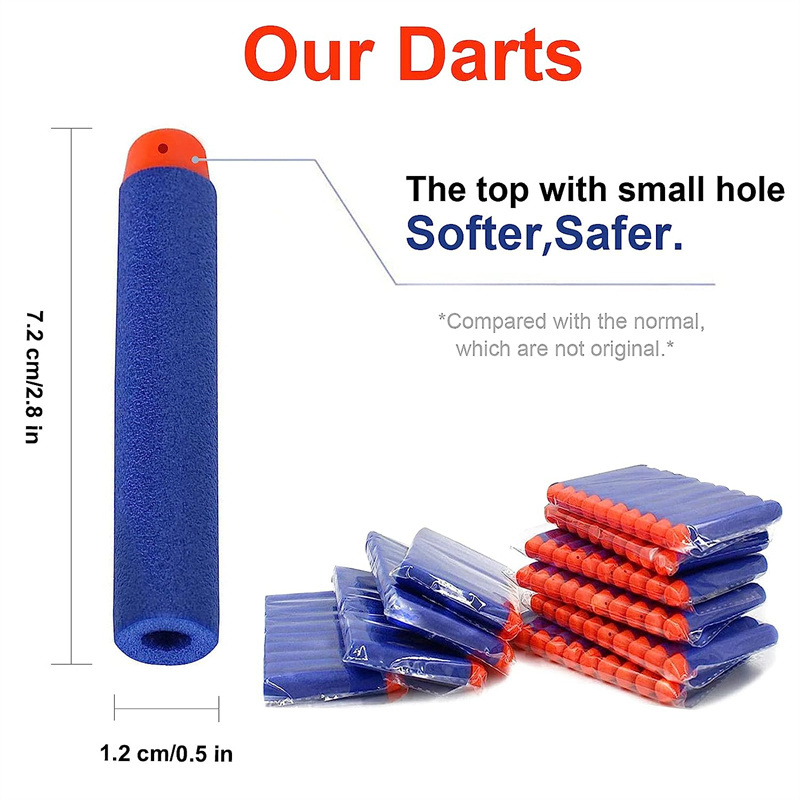 1000-50 قطعة رصاصات رغوية زرقا - مراجعة Foam Dart Gun وسعره
