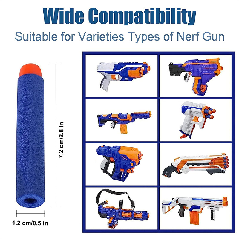 1000-50 قطعة رصاصات رغوية زرقا - مراجعة Foam Dart Gun وسعره