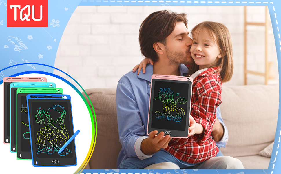 لوح كتابة LCD للأطفال، لوح رسم - مراجعة Learning Tablet Kids وسعره