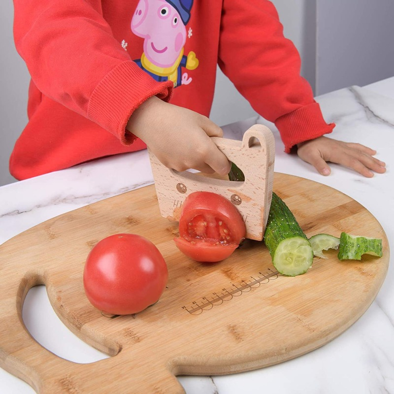 سكين خشبي للأطفال ألعاب الطبخ  - مراجعة Kids Toys Kitchen وسعره
