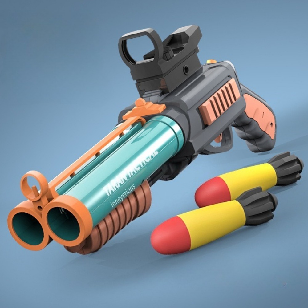 مسدس لعبة بطلقتين ناعمتين، قاذ - مراجعة Foam Dart Gun وسعره