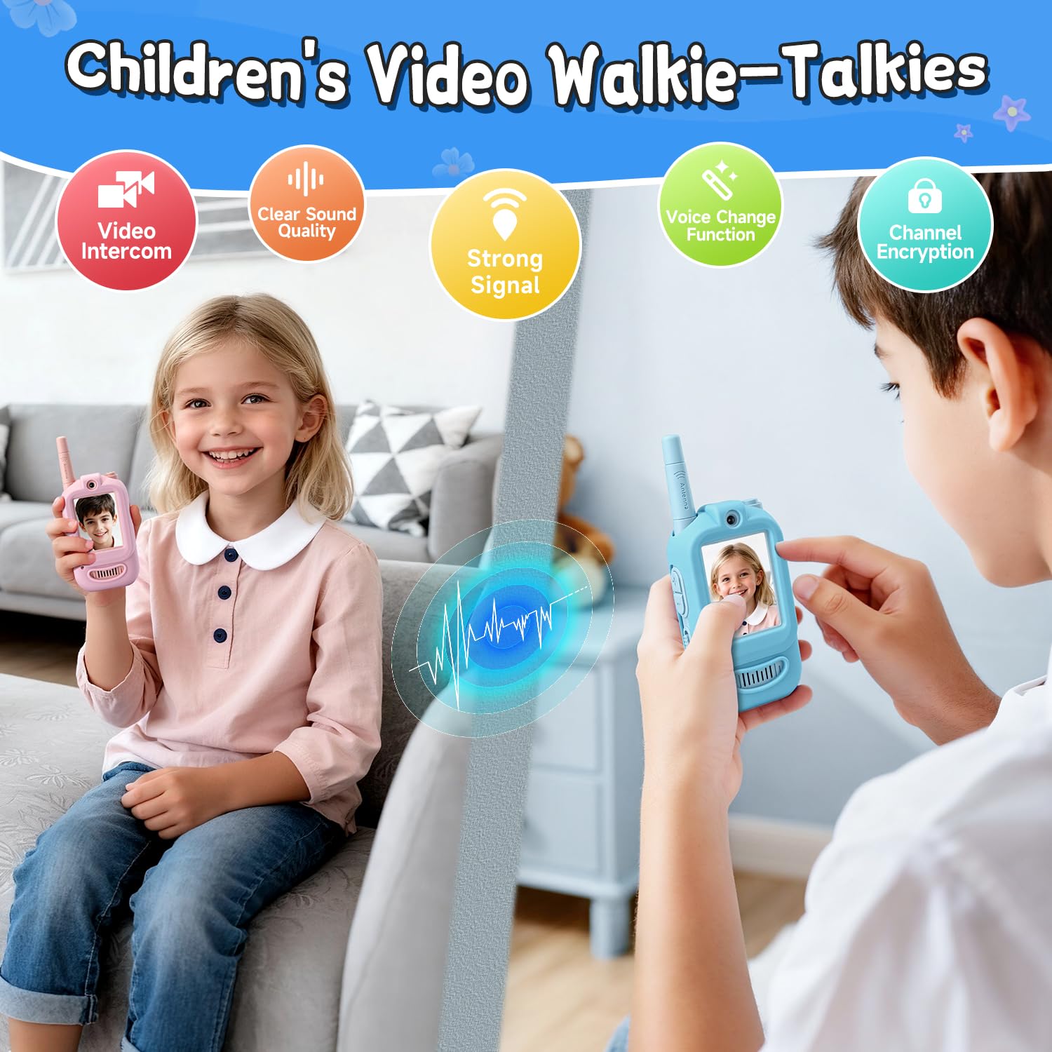 أجهزة اتصال لاسلكية بالفيديو ل - مراجعة Toys For Kids Video وسعره