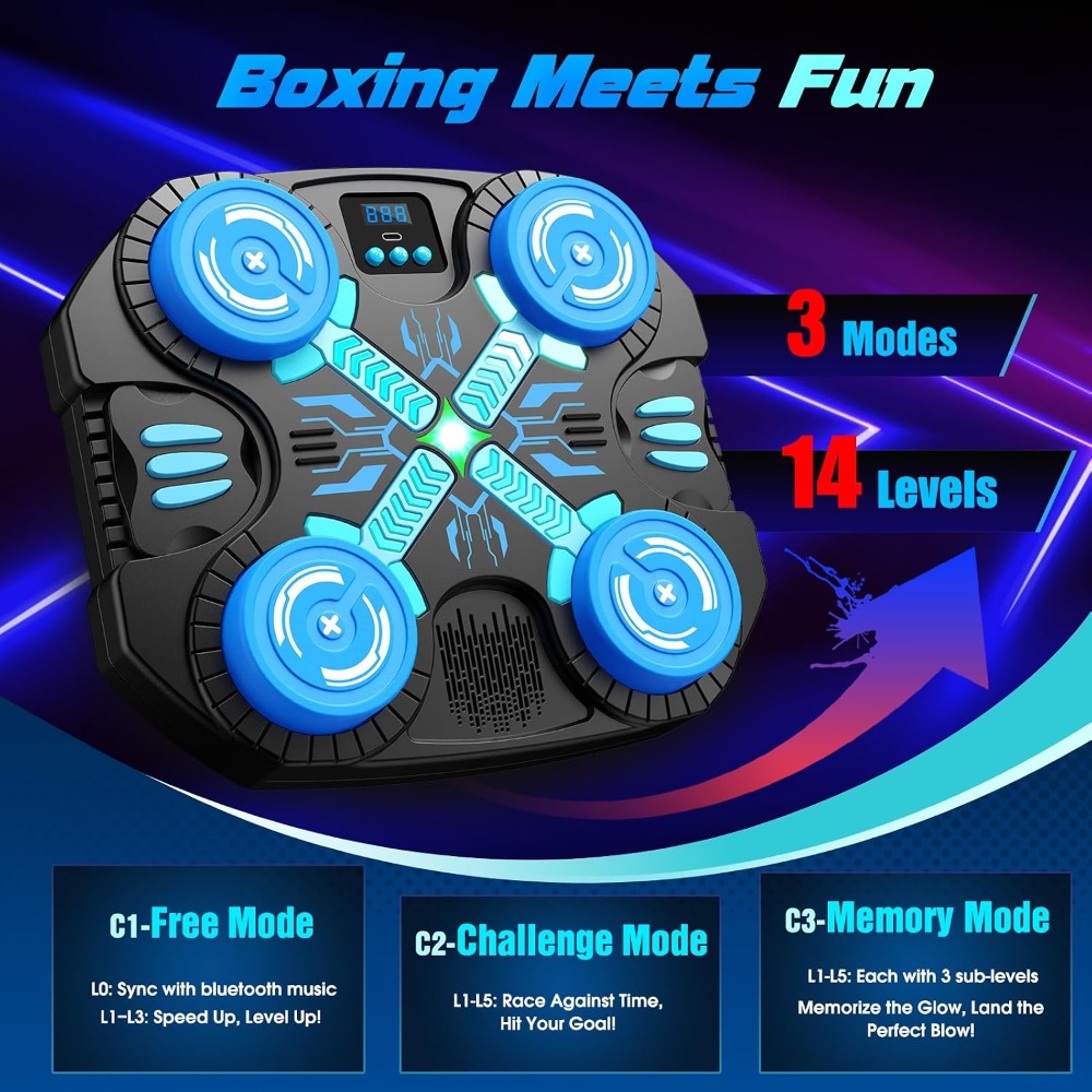 آلة ملاكمة موسيقية للأطفال من  - مراجعة Kids Toys And Games وسعره